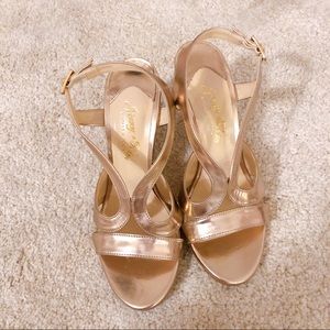 Jinny Kim / open toe heels / 5.5